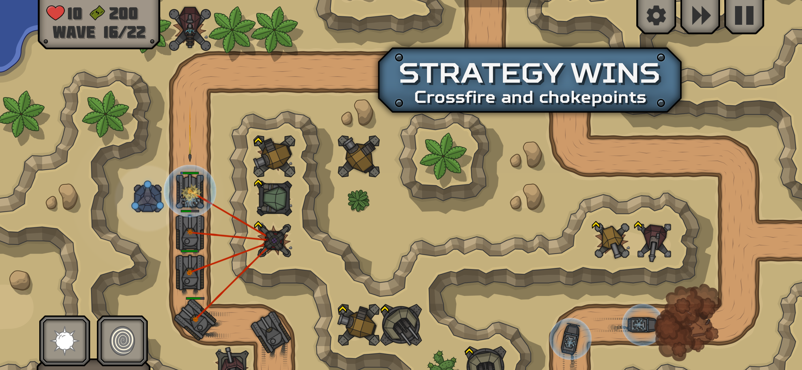 Tactical War 2: Tower Defense screenshot 3