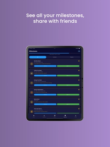 NOCAF iPad screenshot