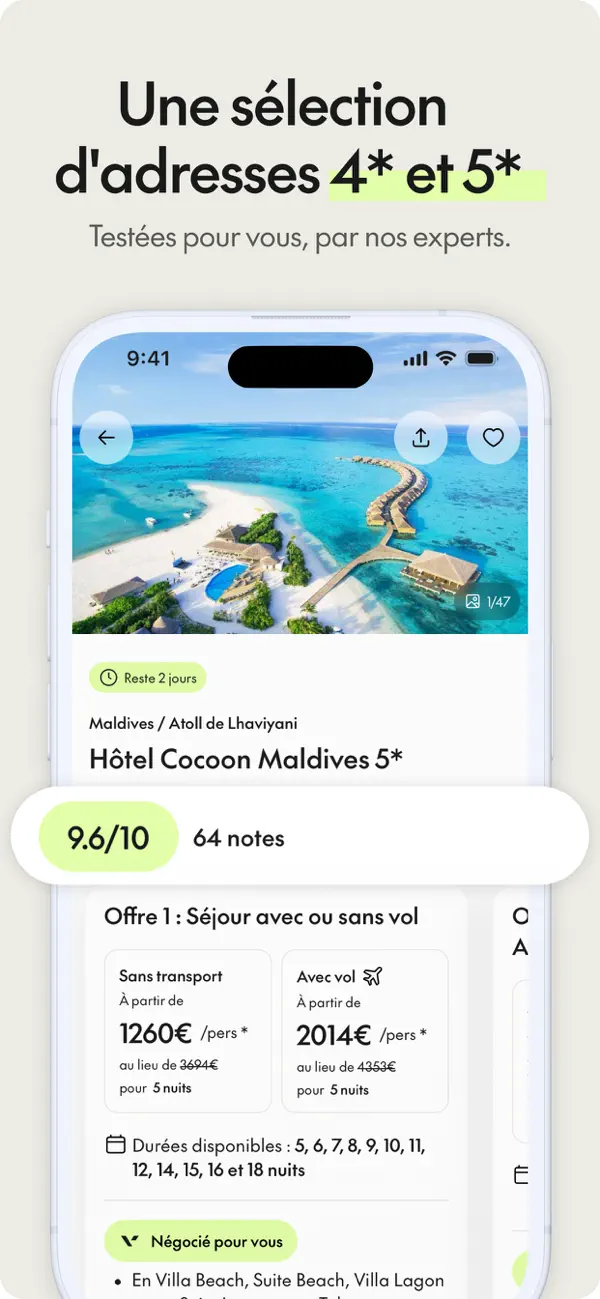 Screenshot #3 pour Voyage Privé : Vols et Hôtels