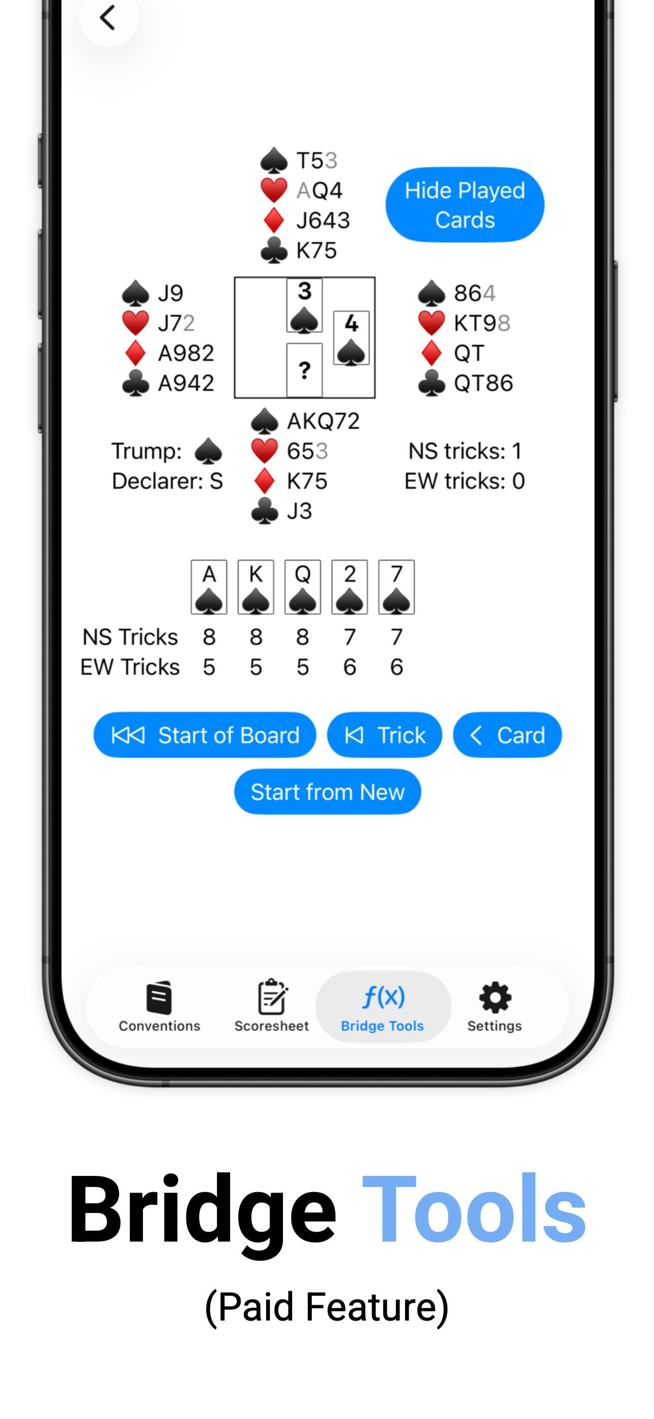 Bridge Scoresheet