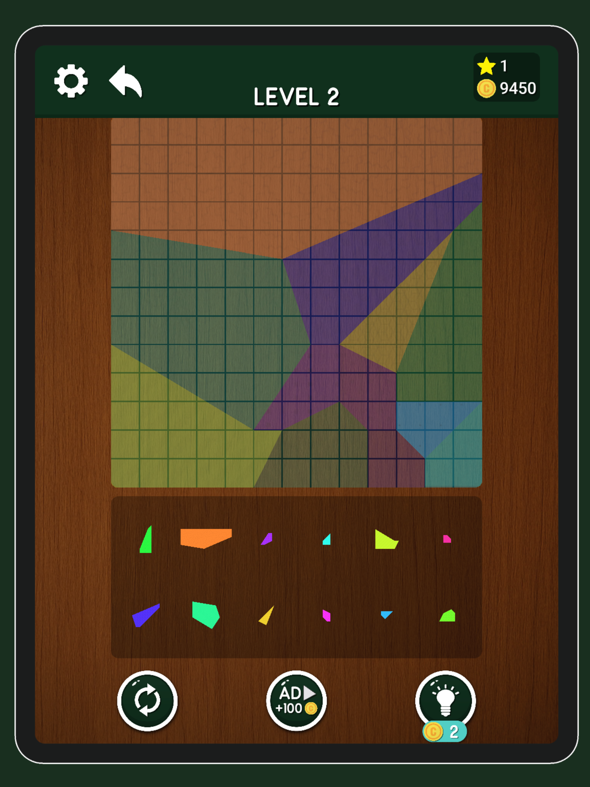 Tangram Match Master Puzzle