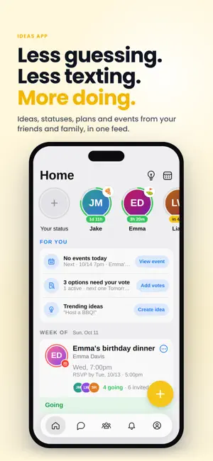 Ideas with Friends screenshot 1