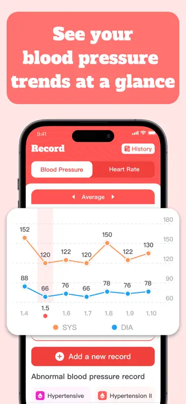 Quick BloodPressure screenshot 2 of 4