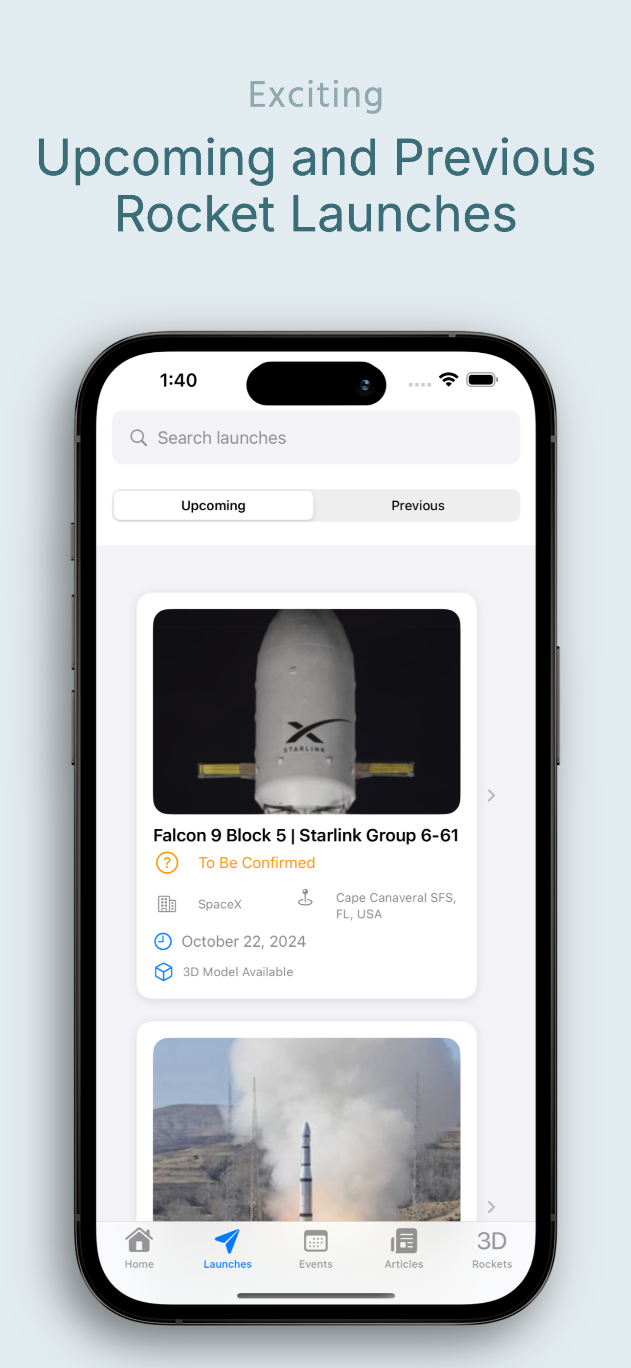SpaceXWatch screenshot 3