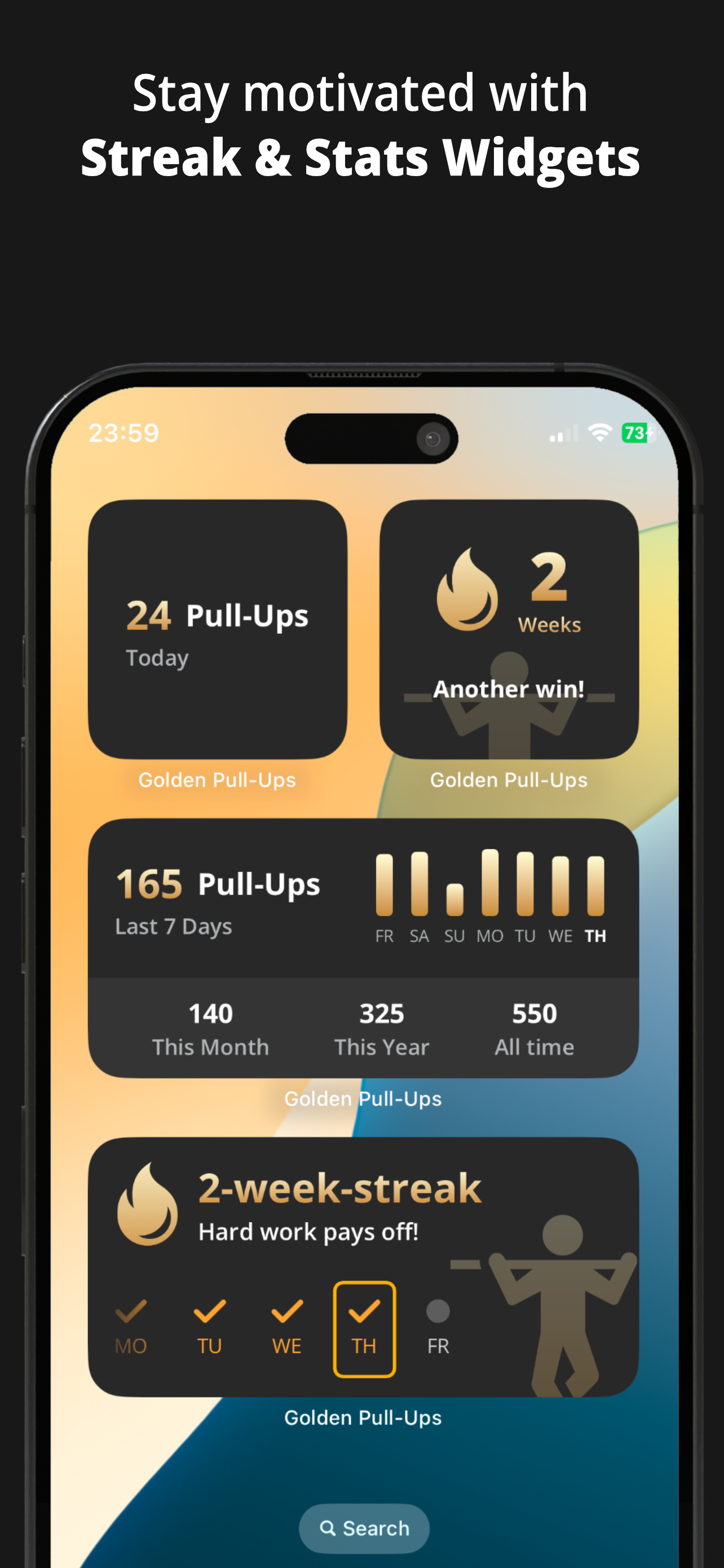 GOLDEN Bars - Pull ups & Dips