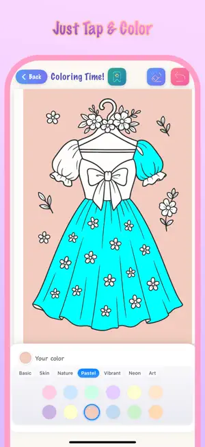 Coloring Book: My Cute Friends screenshot 3