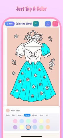 Coloring Book: My Cute Friends screenshot