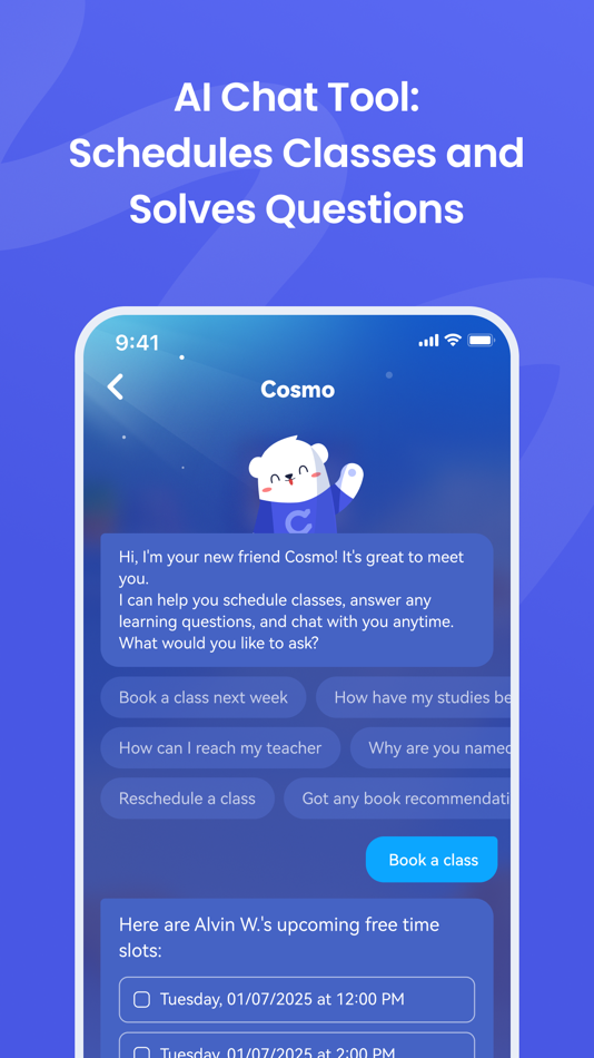 #5. Cosmo (formerly ClassUp) (iOS) 来自: Algorithm of Learning Inc.