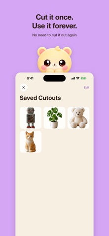 PhotoCut AR iPhone screenshot