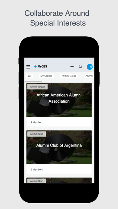 MyCBS iPhone screenshot 4 - Social Networking app