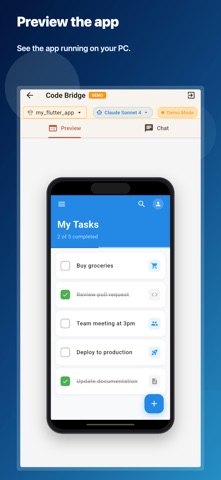Code Bridge: AI Coding Agent Screenshot 3 of 4