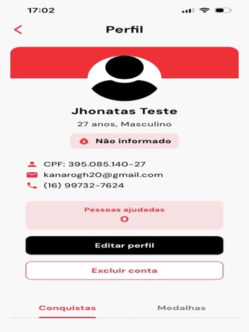 Meu HemocentroRP iPad screenshot