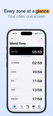 Clovk: World Clock & Time Zone Screenshot 2 of 5