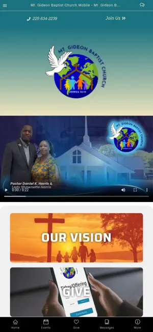 Mt. Gideon Baptist Church screenshot 1