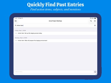 Logbook - Interstitial Journal iPad screenshot