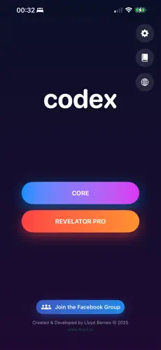 Codex screenshot