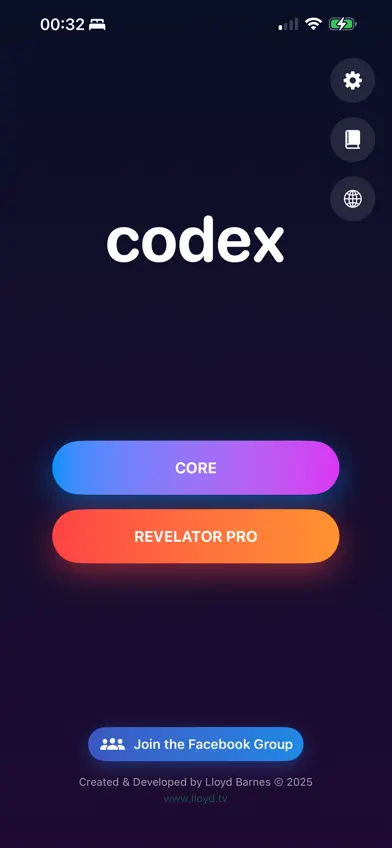 Codex by Lloyd Barnes screenshot 1