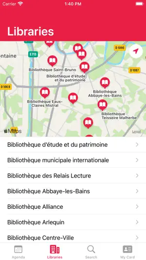 Grenoble Municipal Library screenshot 2