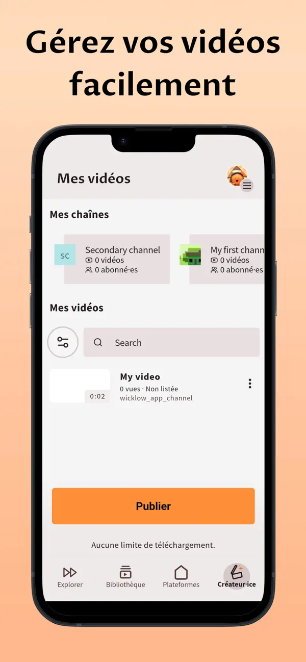 Screenshot #3 pour PeerTube