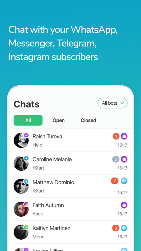 #1. SendPulse Chatbots (iOS) 由: SendPulse Inc