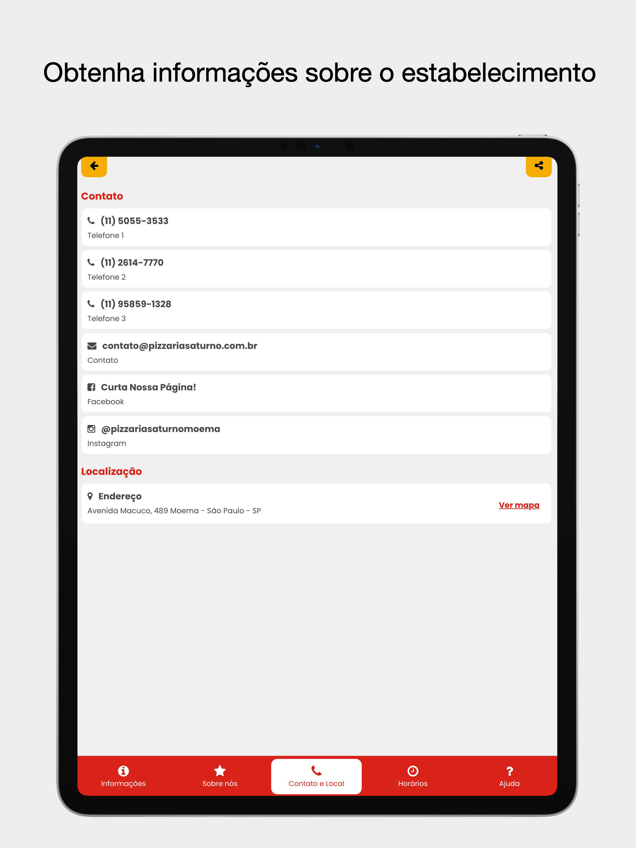 Pizzaria Saturno screenshot 6