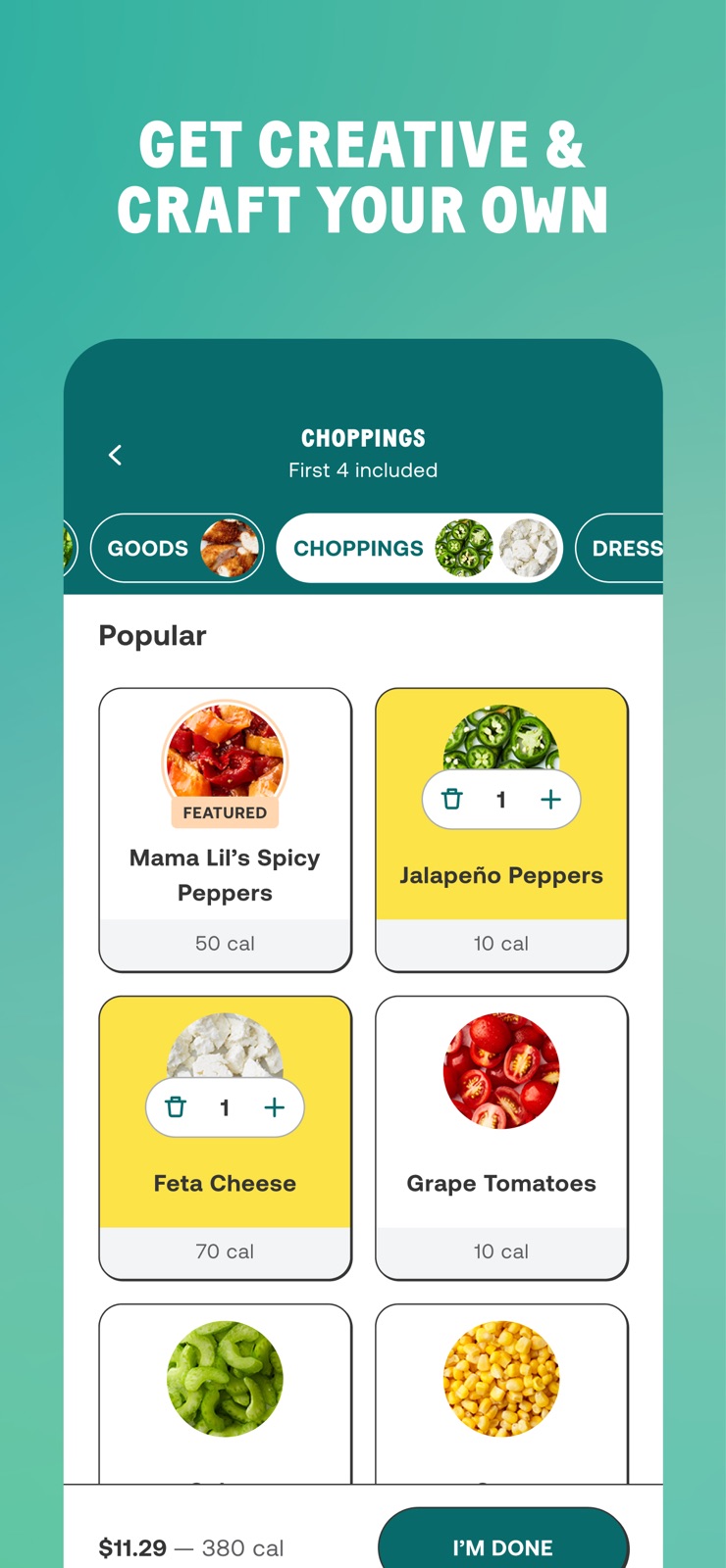 CHOPT iphone screenshot 4