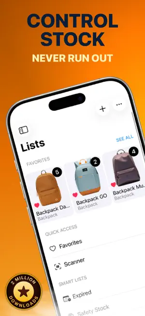 Inventory Control with Scanner screenshot 1