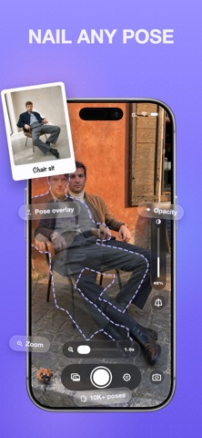 Poseful: Pose Camera iPhone screenshot