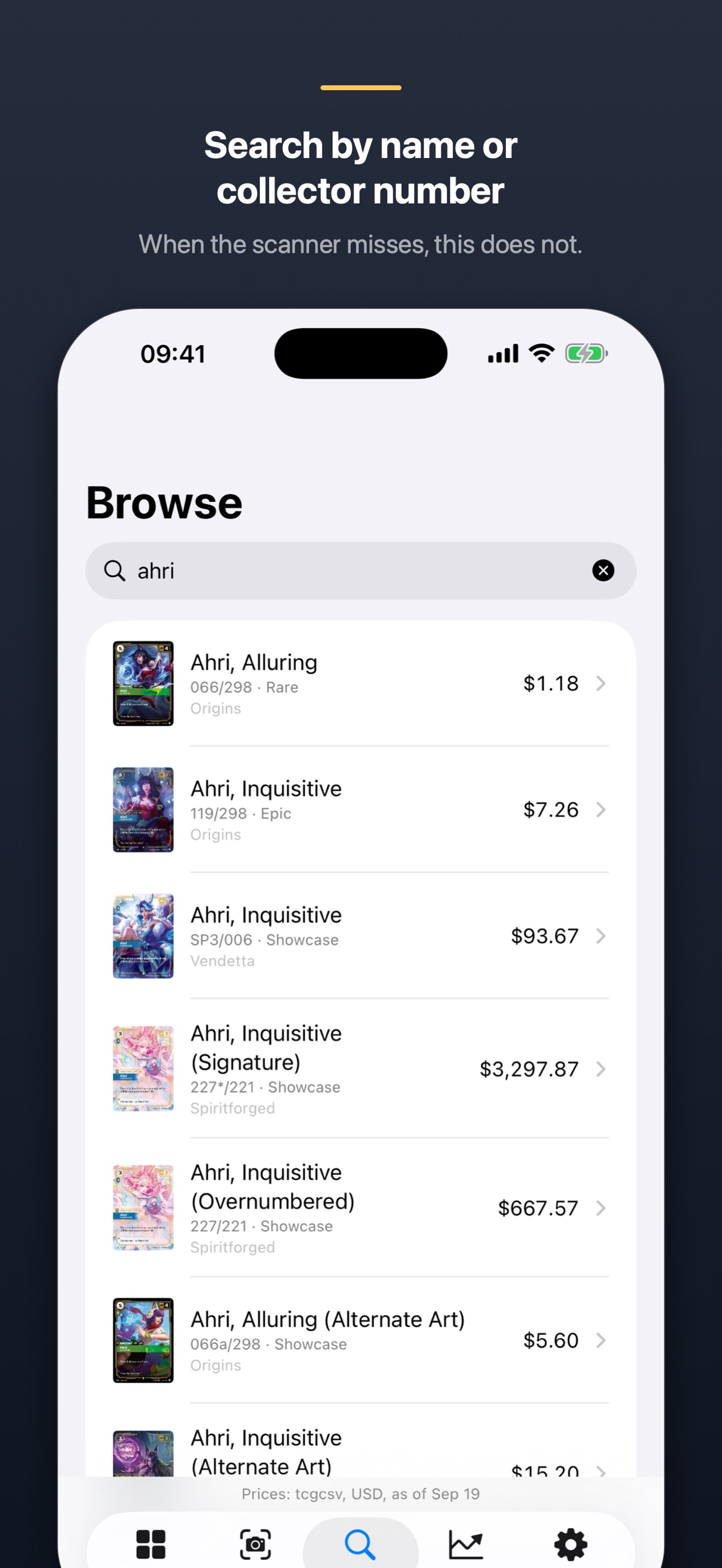 Screenshot 5 of Foilcase: TCG Card Scanner