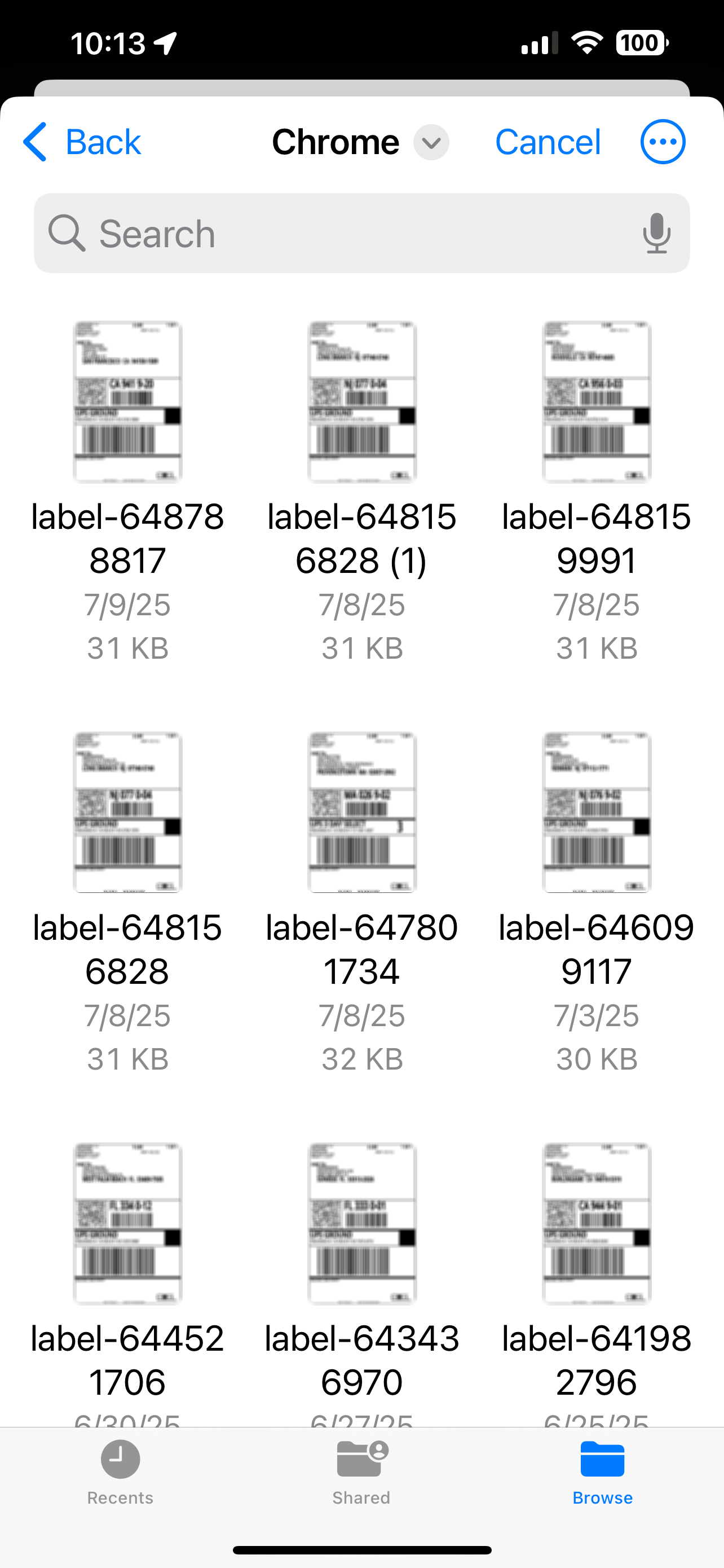 PDF Label Resizer screenshot 2