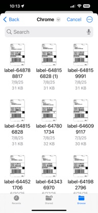 PDF Label Resizer screenshot 2