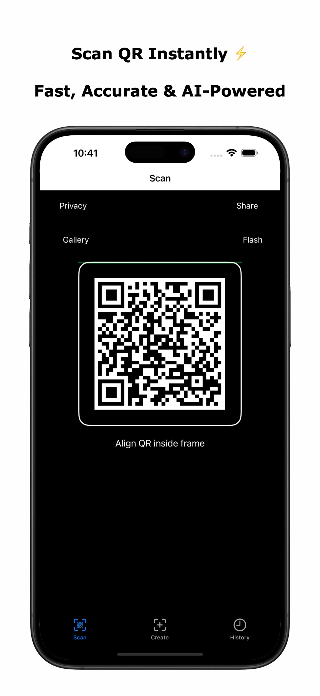 QR Code Reader · Easy & Simple