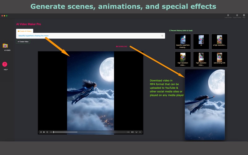 AI Video Maker Pro screenshot