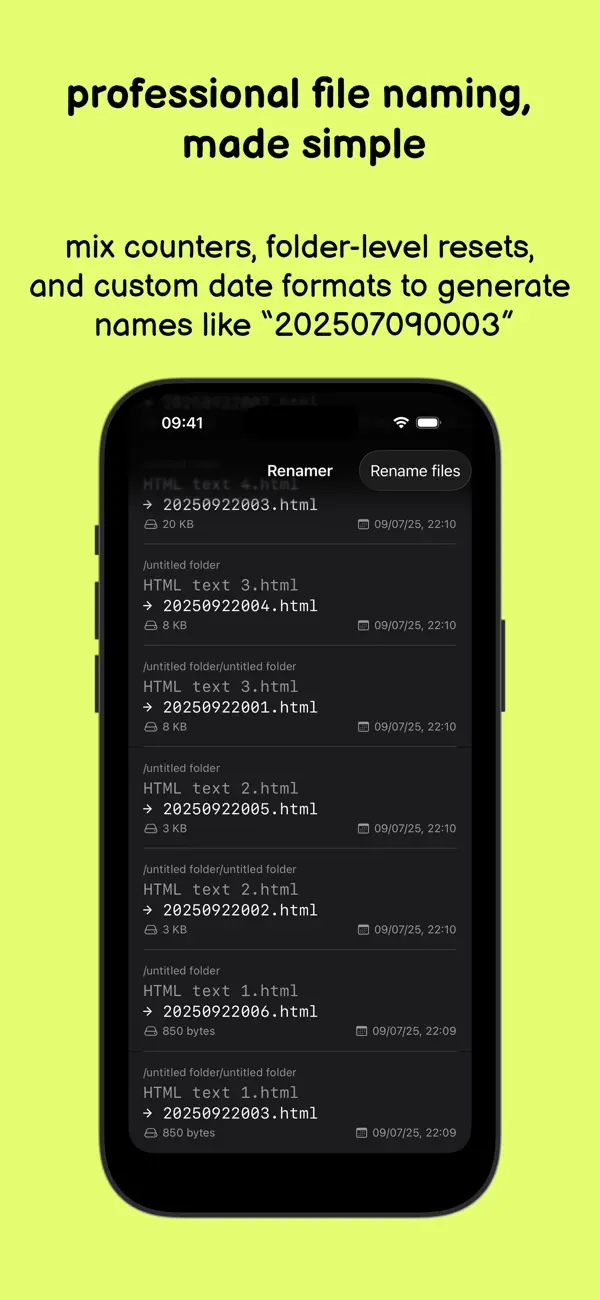 #5. Renamer (iOS) Με: Marco Tini