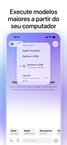 Locally AI da LM Studio iPhone screenshot 3