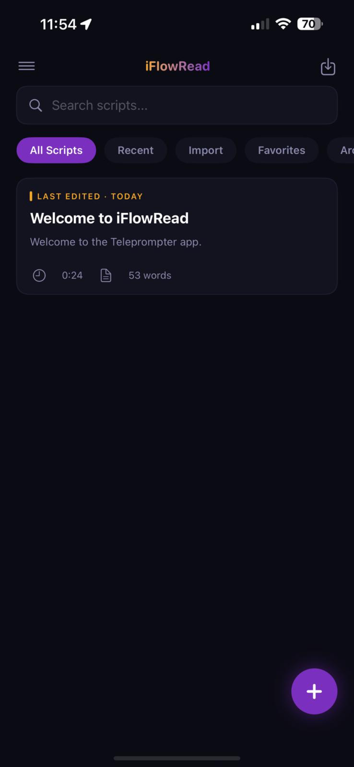 iFlowRead screenshot 2