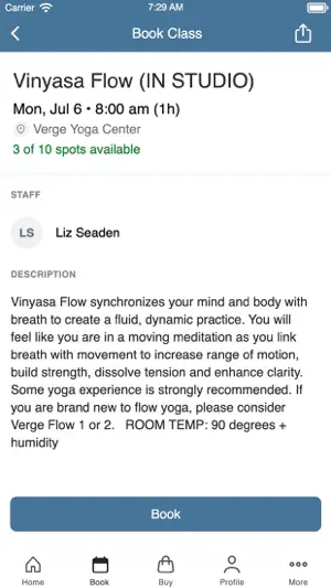 Verge Yoga Center screenshot 3