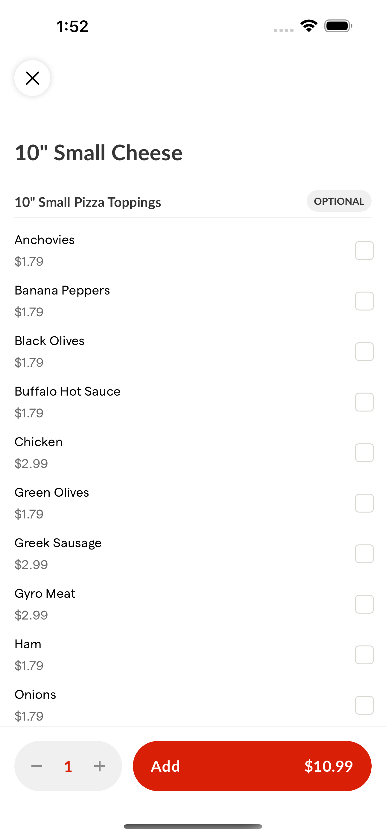 Alex's Pizza Palace