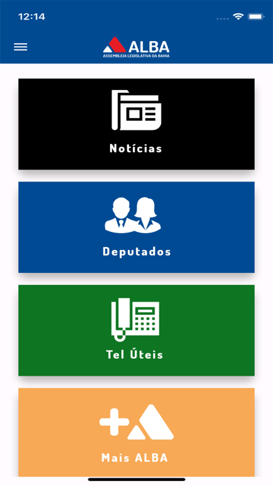 Aplicativo Alba Screenshot