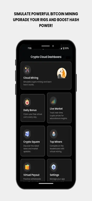 BTC Mining Cloud Sim screenshot 2