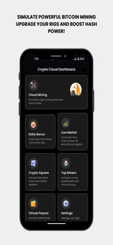 BTC Mining Cloud Sim Screenshot 2 of 6