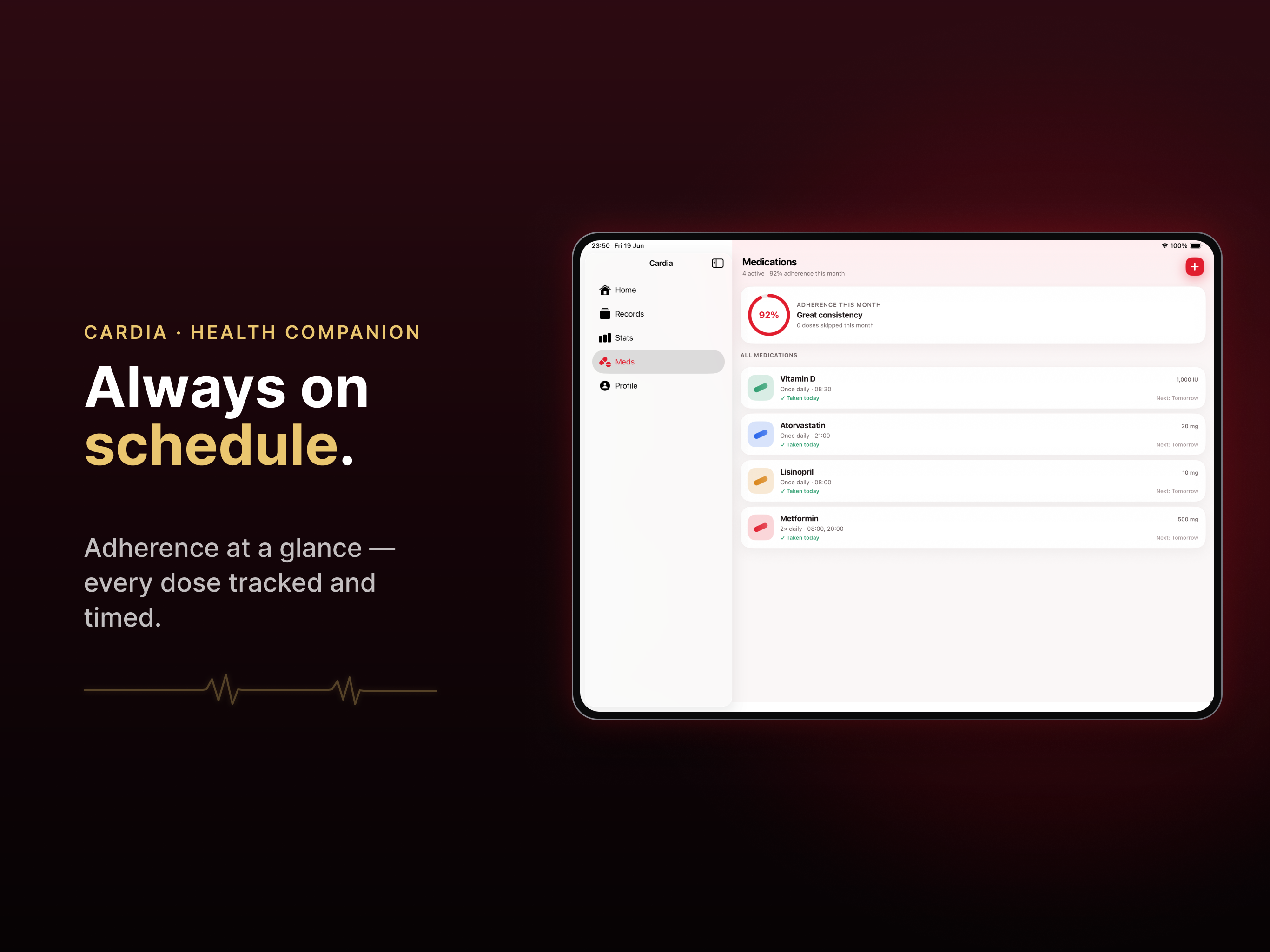 Cardia: BP & Glucose Tracker screenshot 8