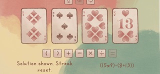 24 the Card Game screenshot