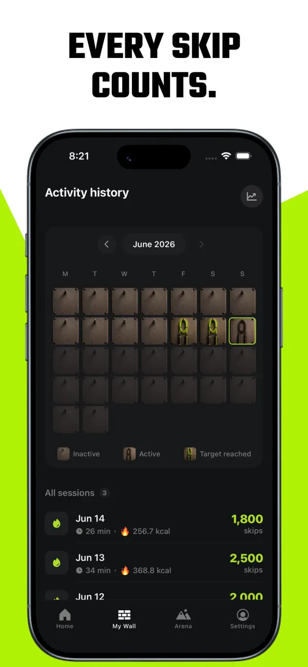 Screenshot #3 pour SkipOS: Rope Skipping