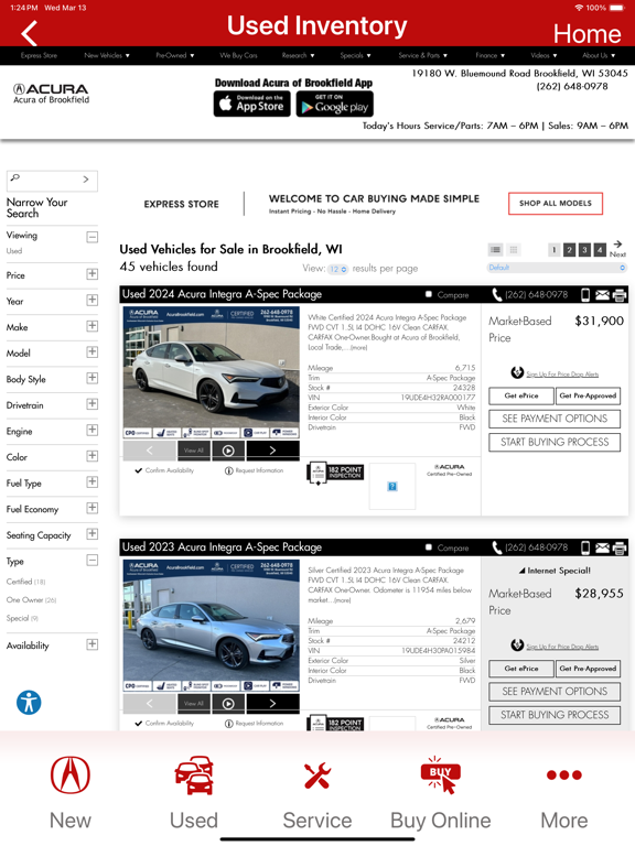 Screenshot #6 pour Acura of Brookfield