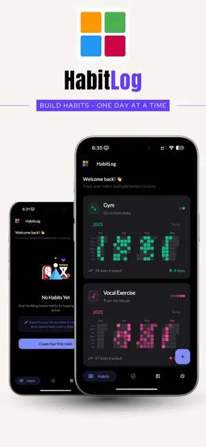 HabitLog - Daily Tracker screenshot 1