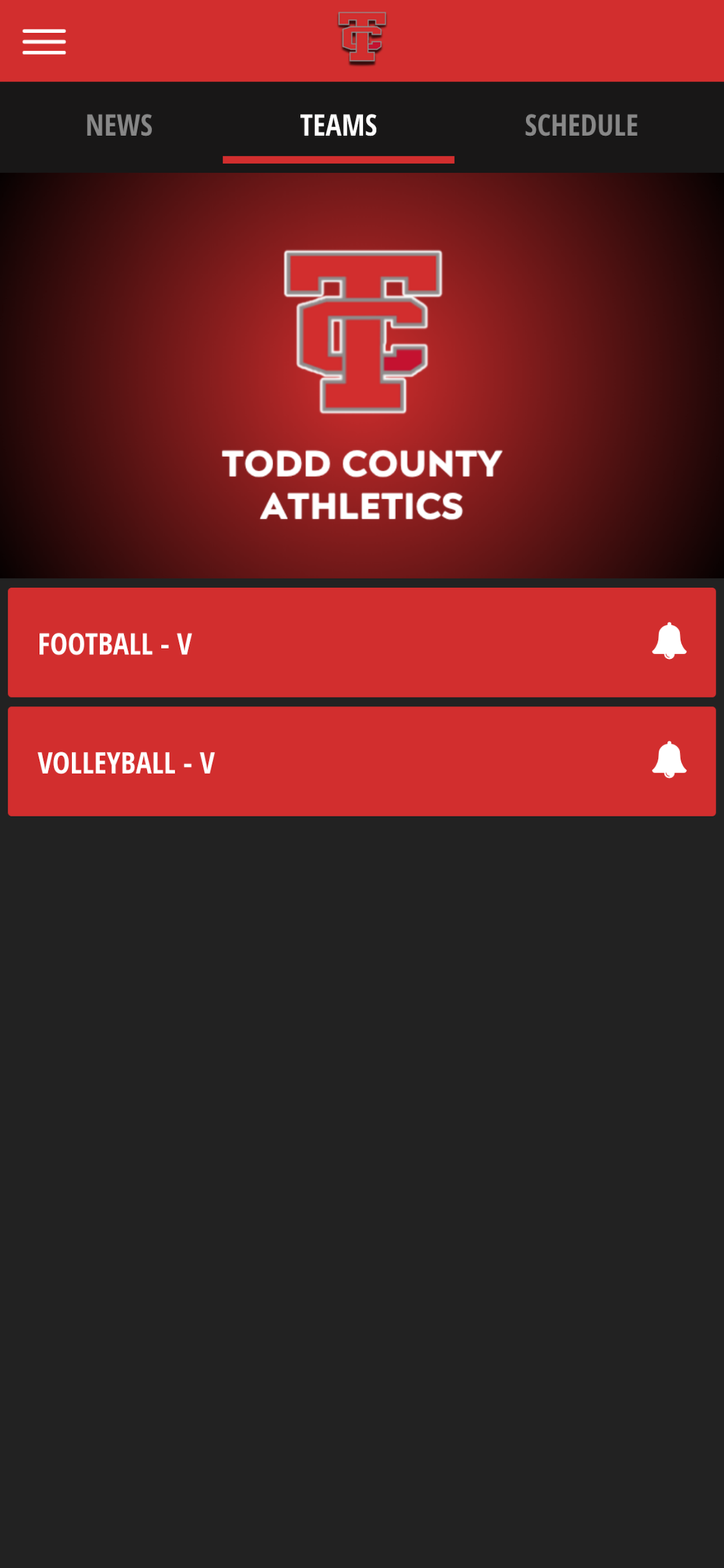 Todd County Athletics screenshot 4
