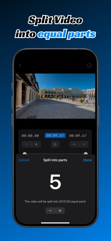 Split Video Into Parts screenshot