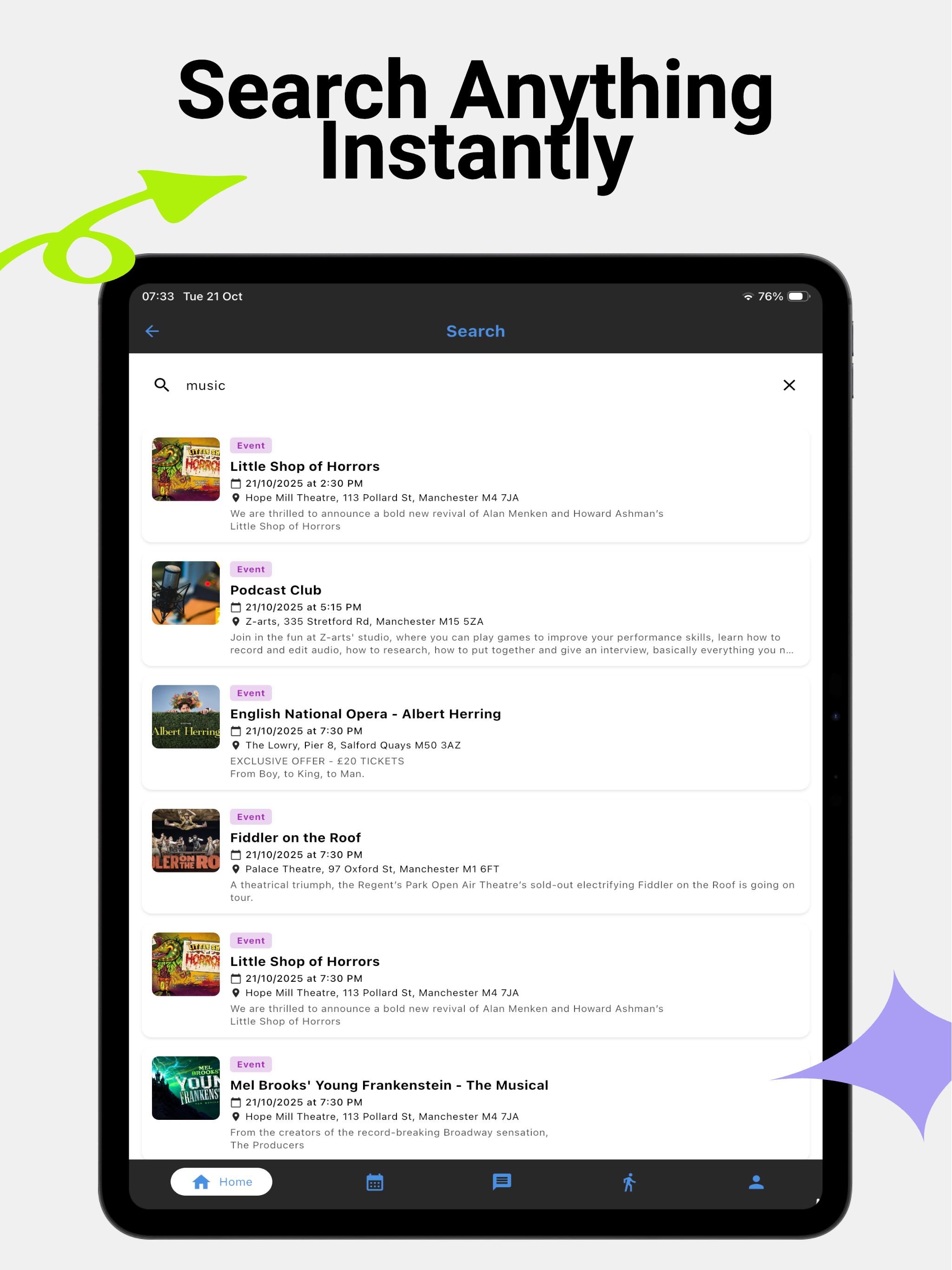 The Manchester App, Whats On? screenshot 10