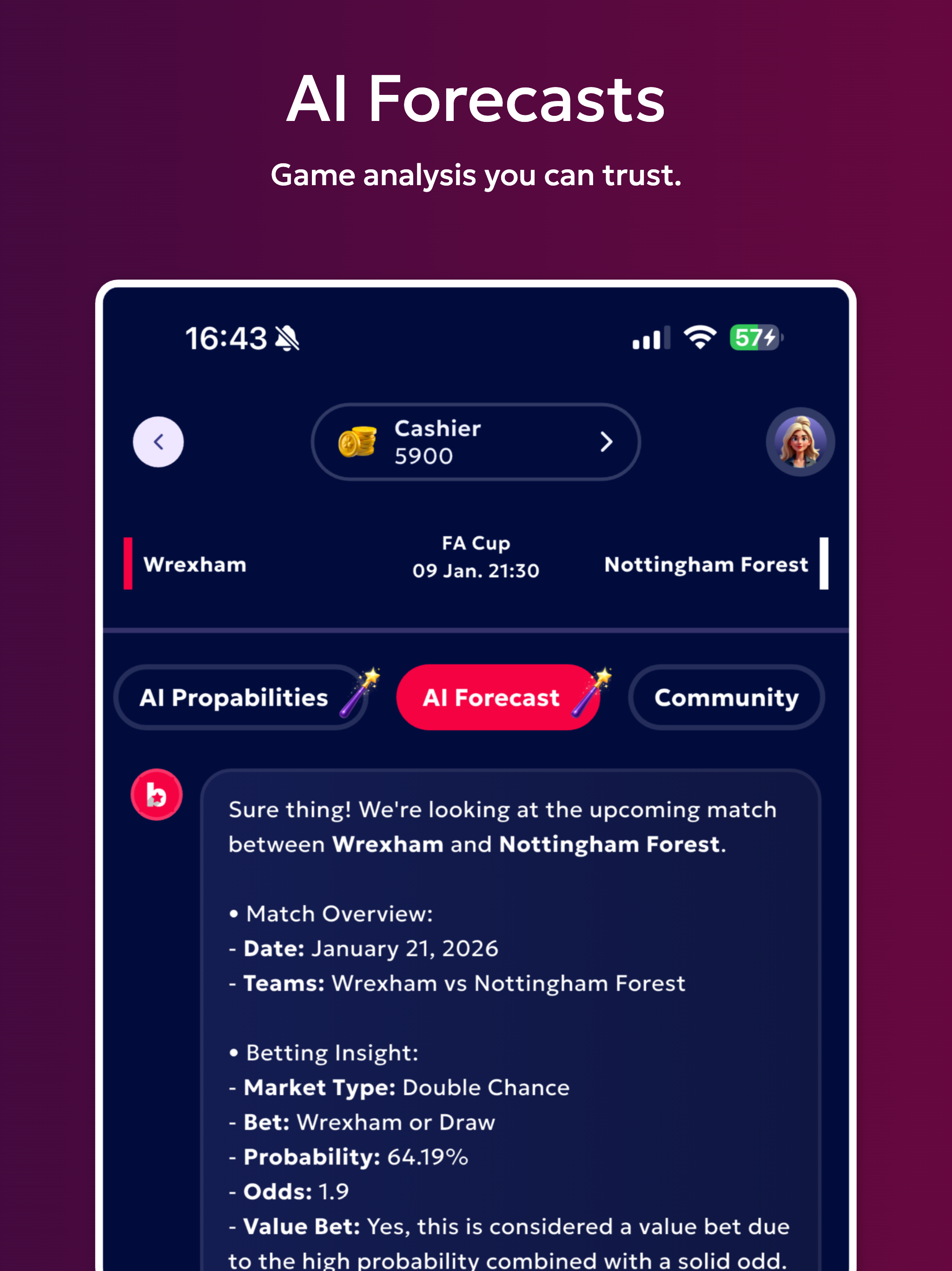 Bet Comrade: AI Betting Tips